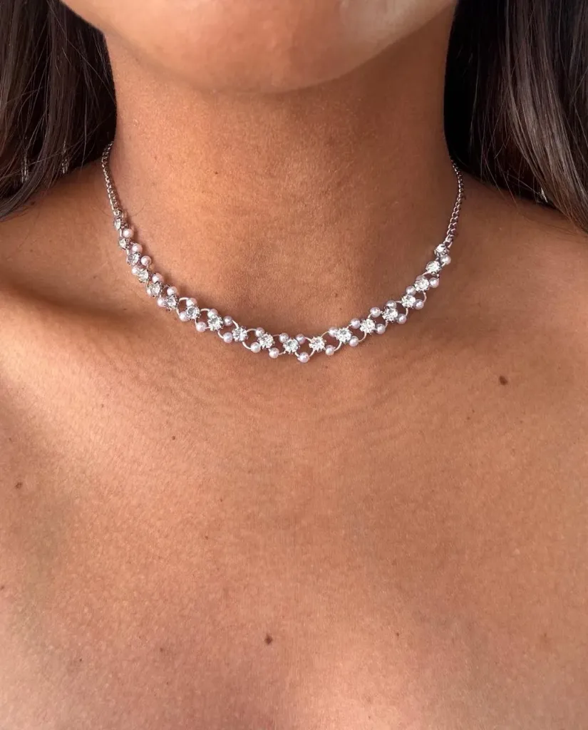 Chocker Princesa Prata