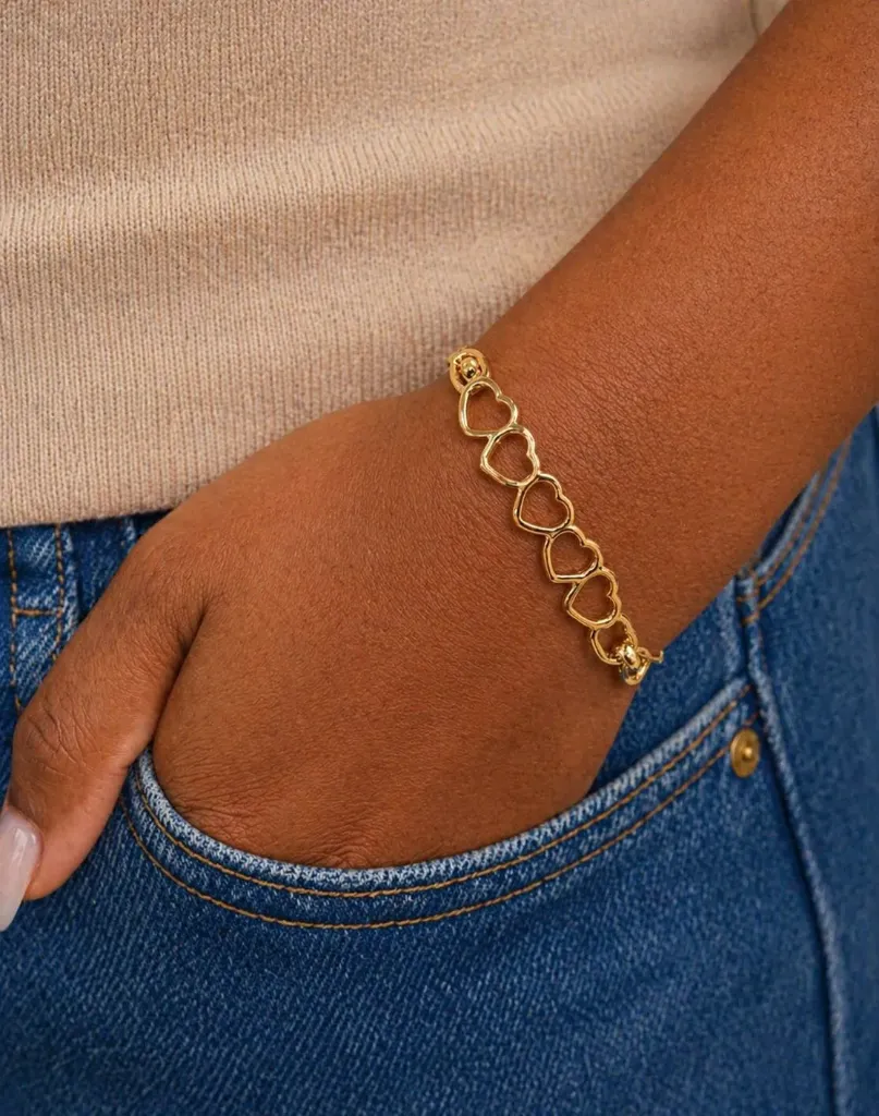 Bracelete Dourado Bela
