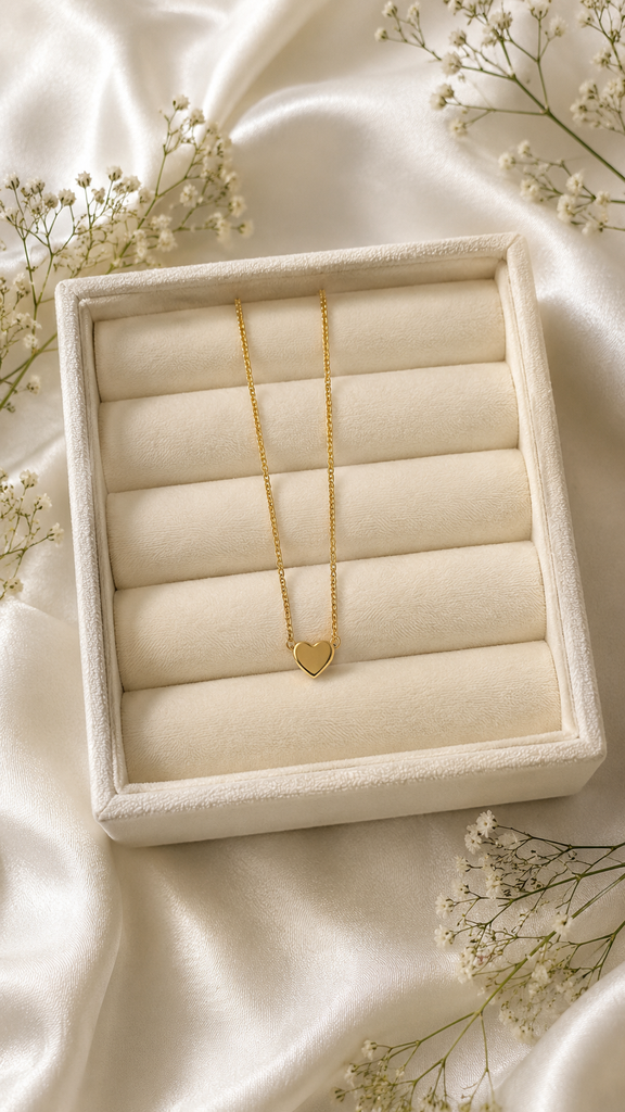 Tornozeleira Amor dourada